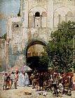 Market day, Constantinople by Alberto Pasini
